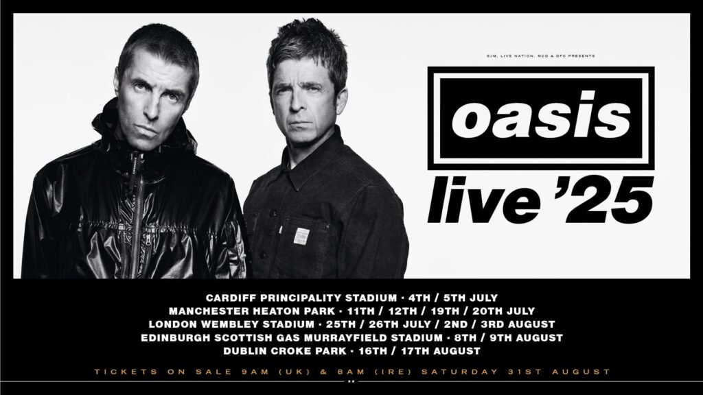 Oasis Tickets Cancelled